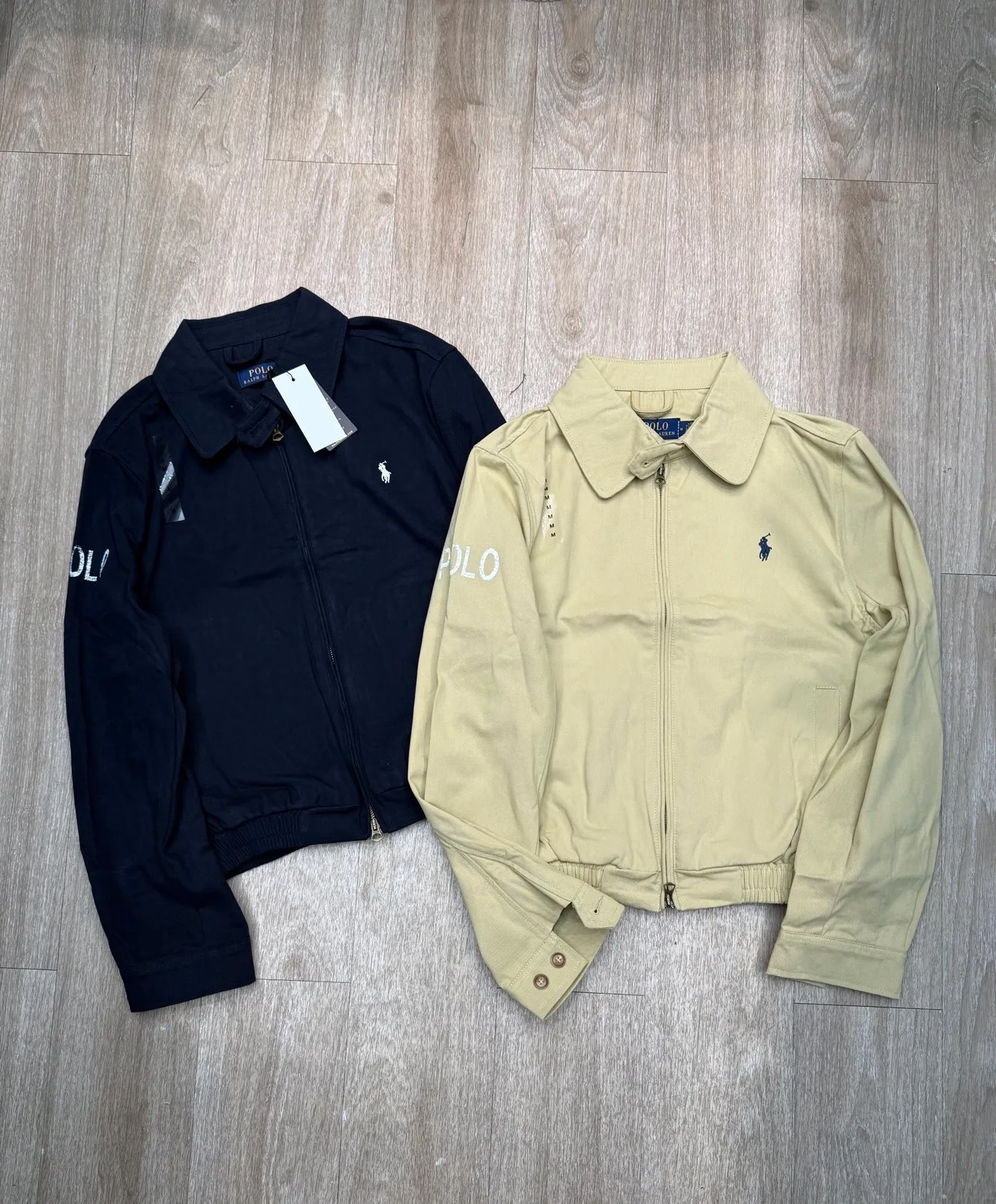 P300 Ralph Lauren·🇺🇸American high-end brand new color-blocked jacket ✅✅✅Ready stock Focus on quality and compare at will Size: S M L XL Color: Navy Khaki